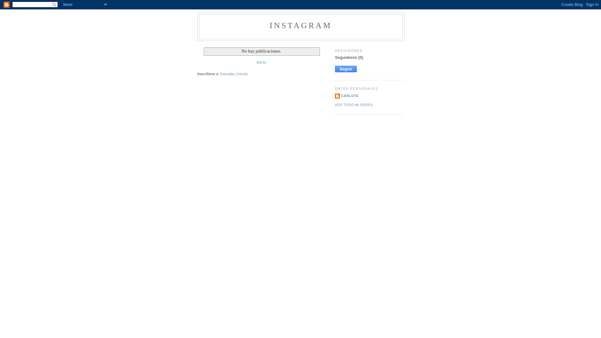 Screenshot of todosobreinstagram.blogspot.com