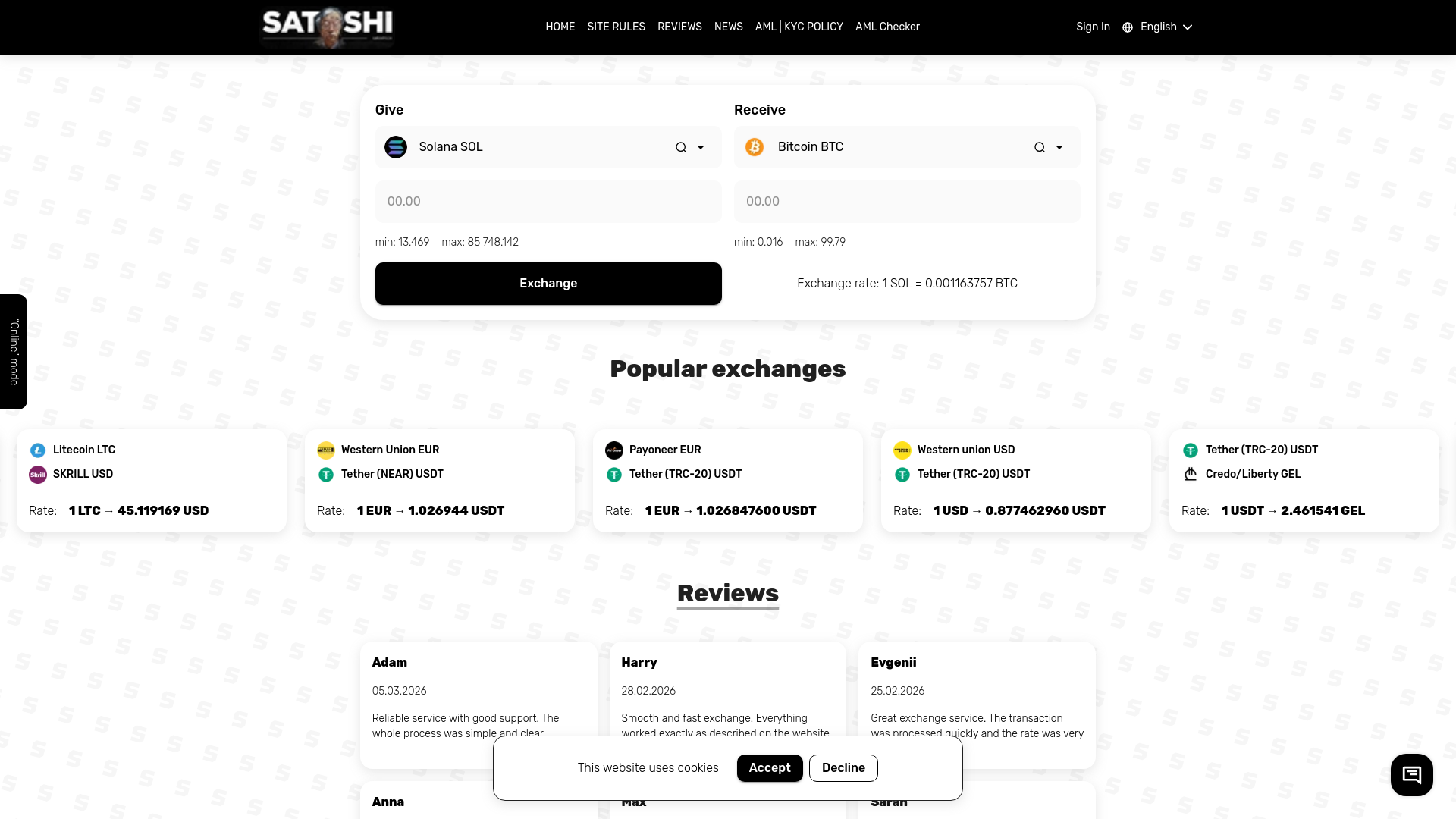Stored capture of satoshi.cx