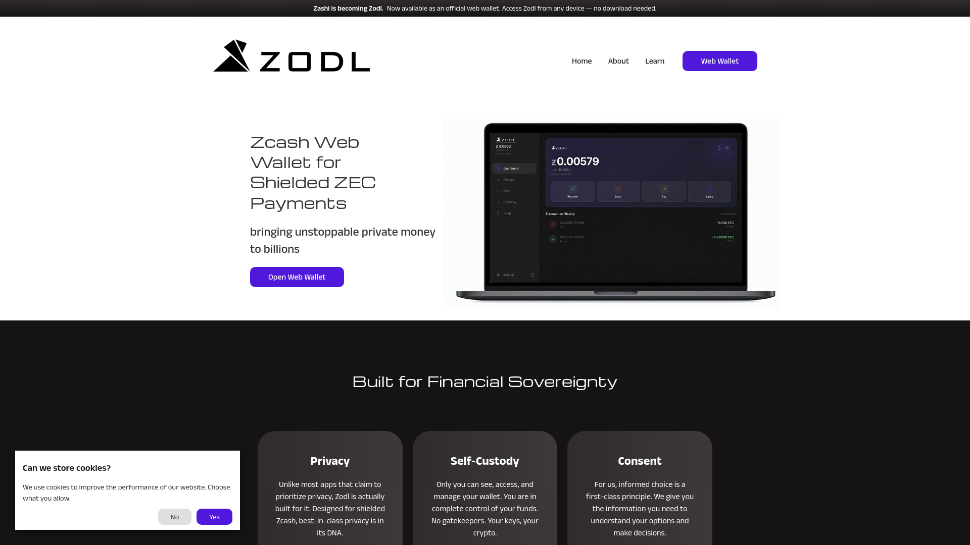 Screenshot of myzodl.com