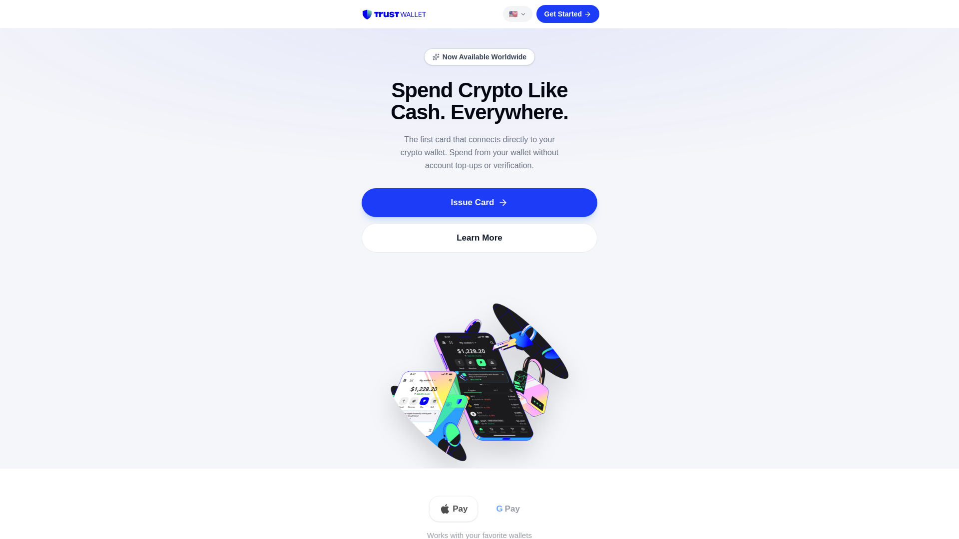 Screenshot of trustwalletcards.online
