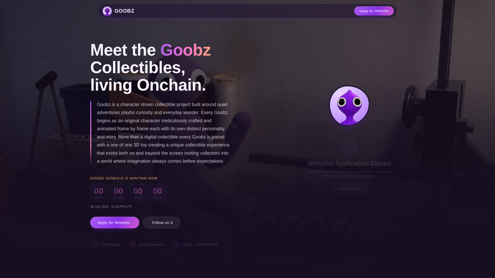 Screenshot of goobz.xyz