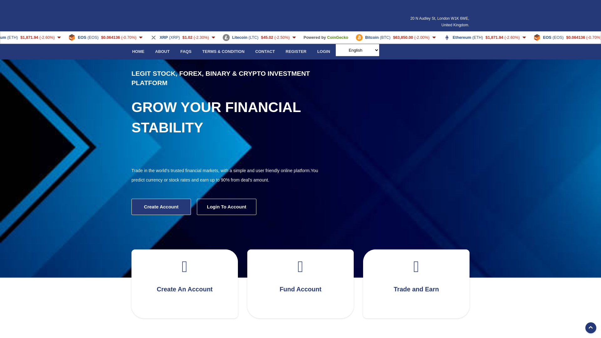 Screenshot of swiftenintrust.com