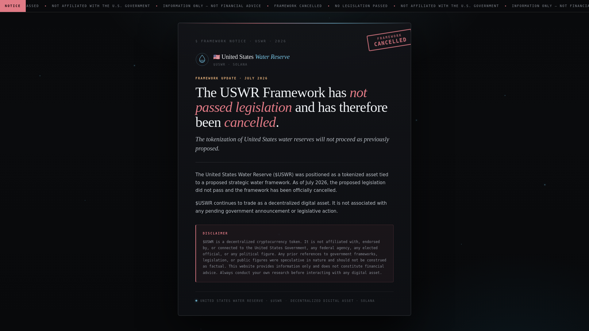 Stored capture of uswr.ai