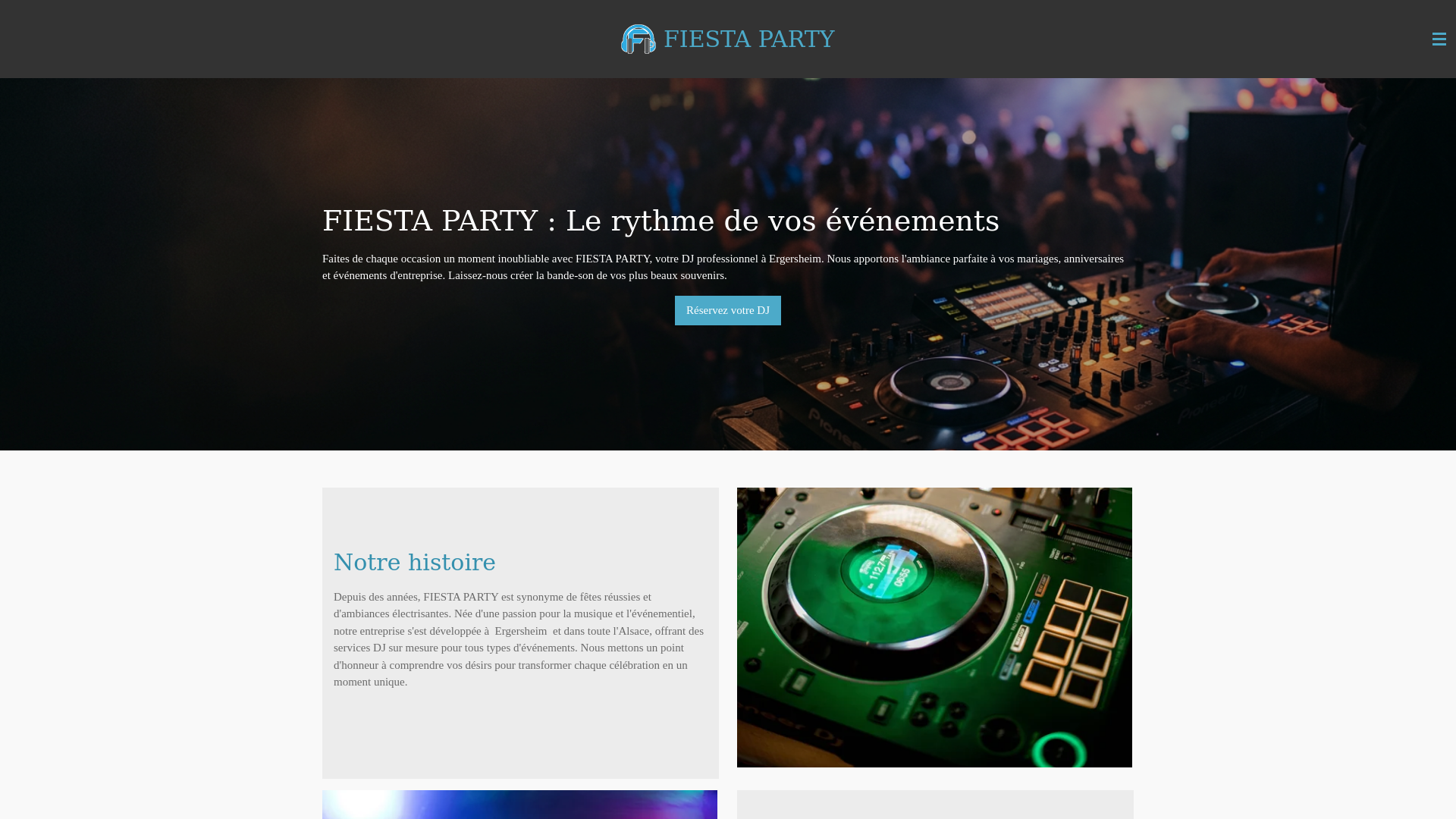 Screenshot of fiesta-party.fr