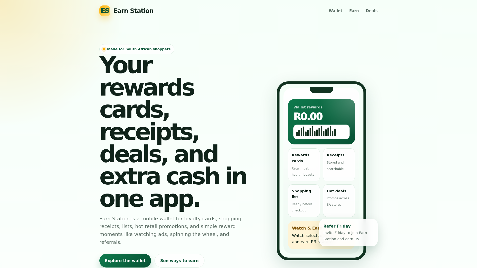 Screenshot of earnstation-mobilerewards-19e47f01-7186.omnicoder.app