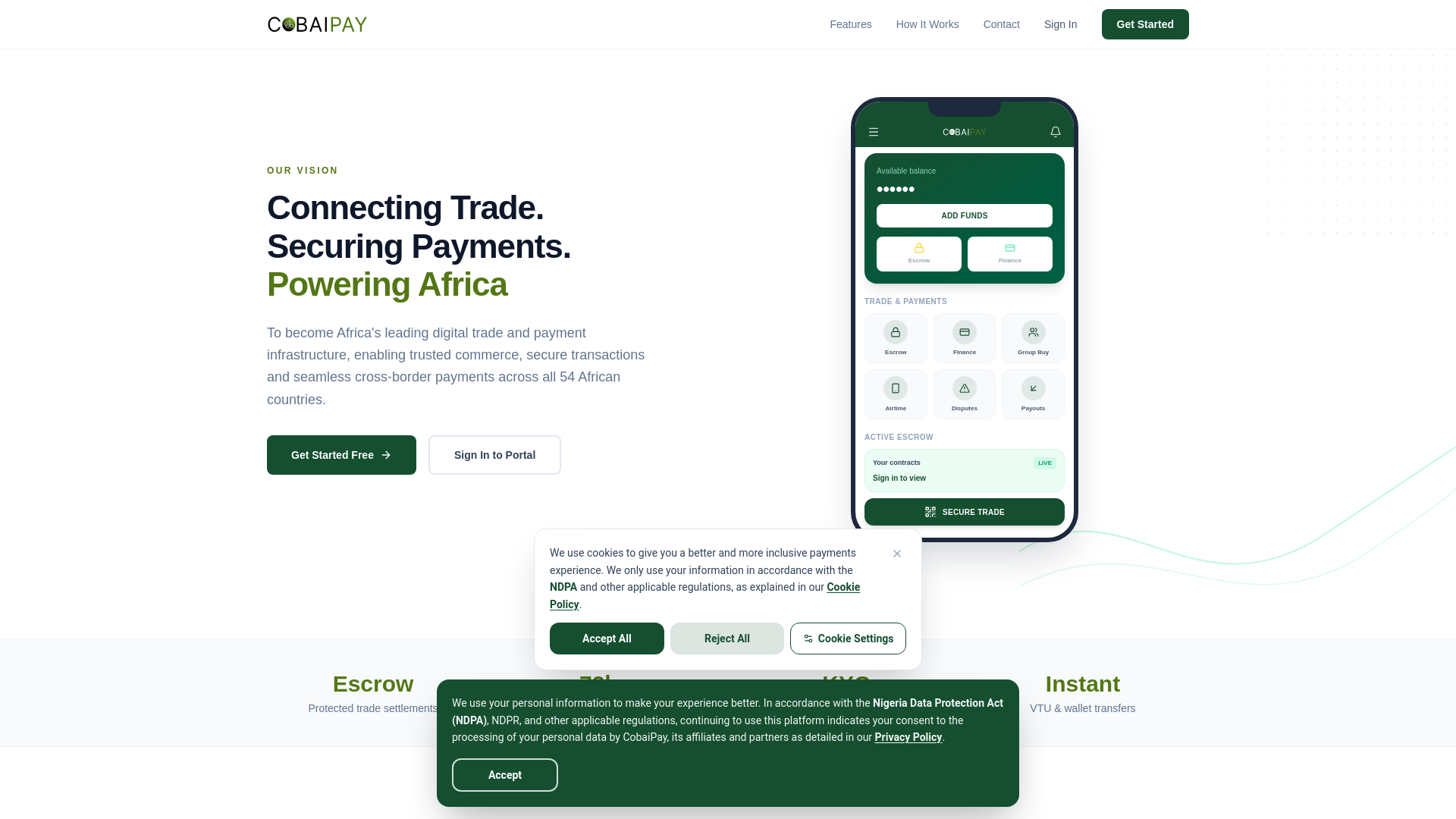 Screenshot of cobaipay.com