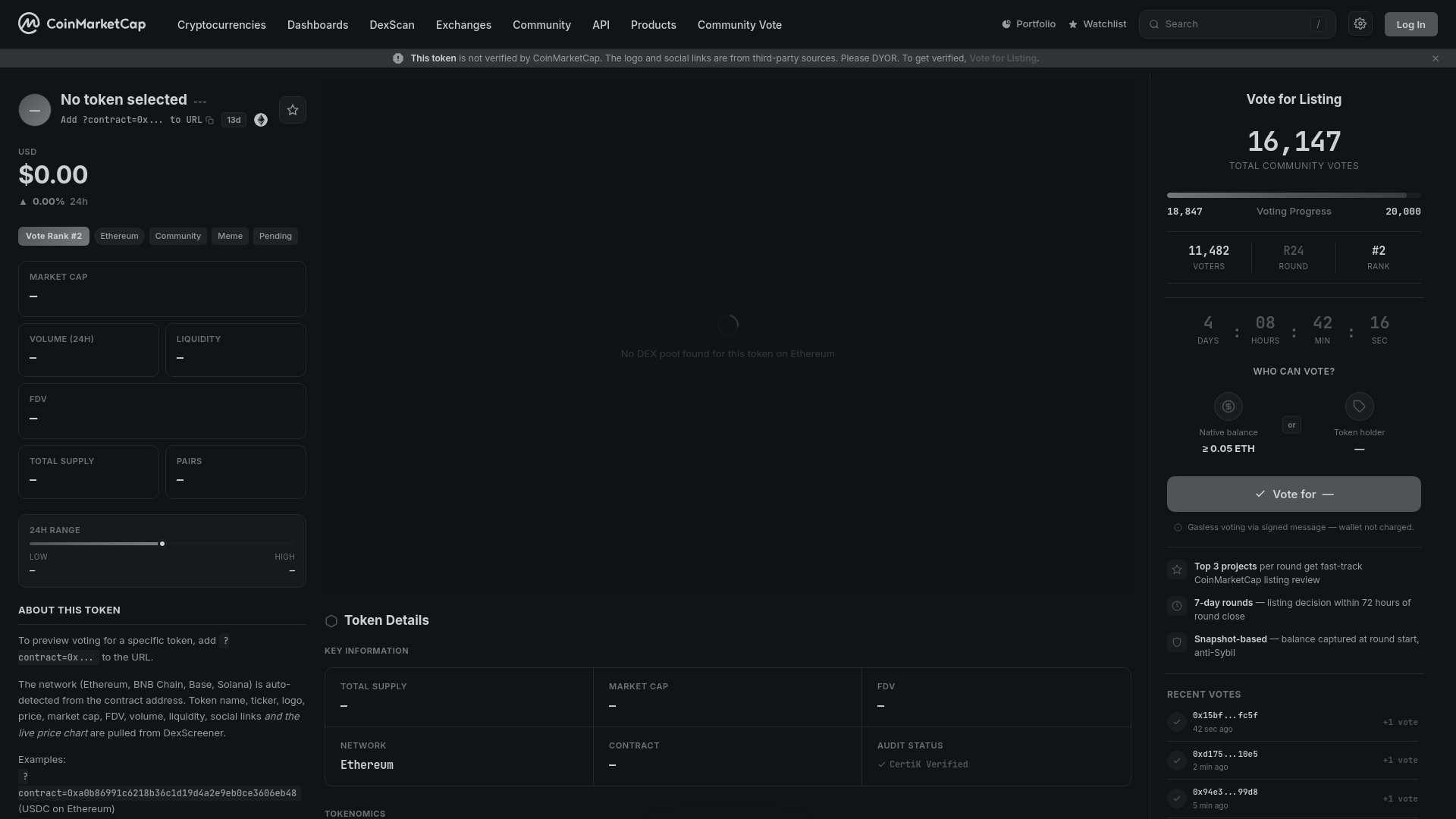 Screenshot of marketvoteslisting.com