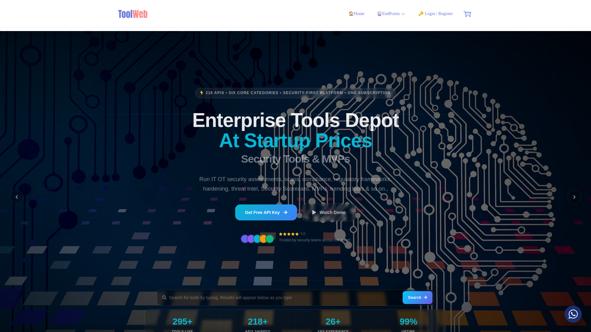 Screenshot of toolweb.in