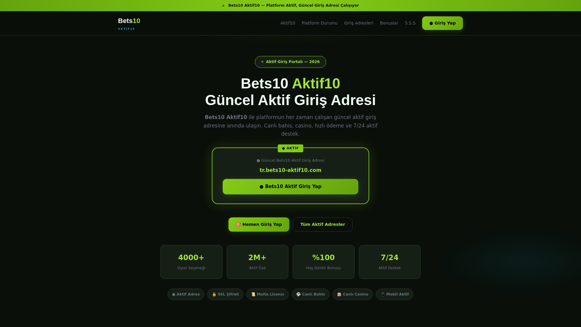 Stored capture of tr.bets10-aktif10.com
