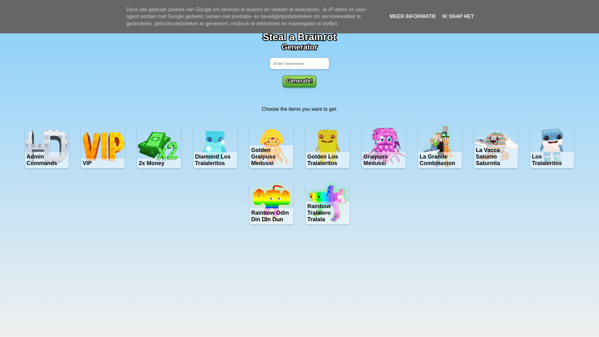 Screenshot of stealabrainrot.blogspot.com