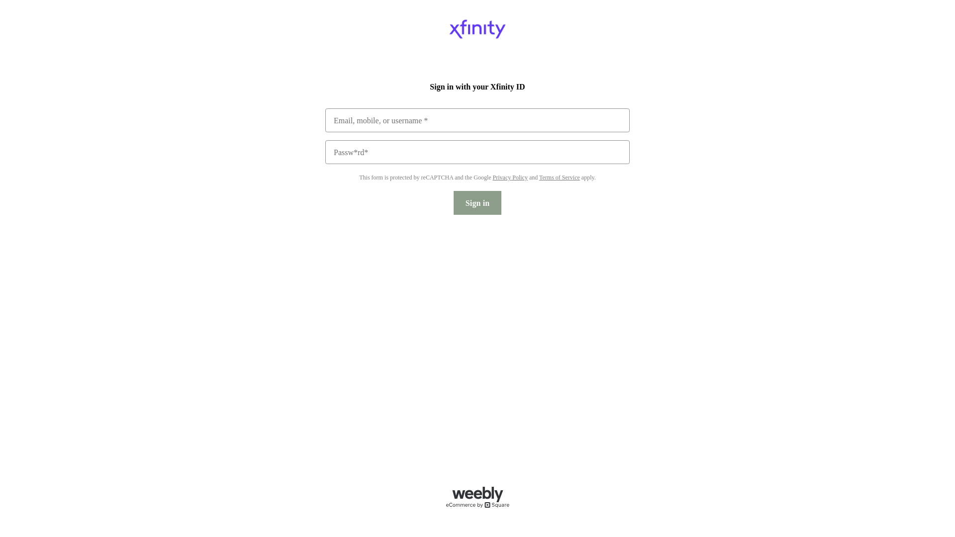 Screenshot of xfinity102.weebly.com