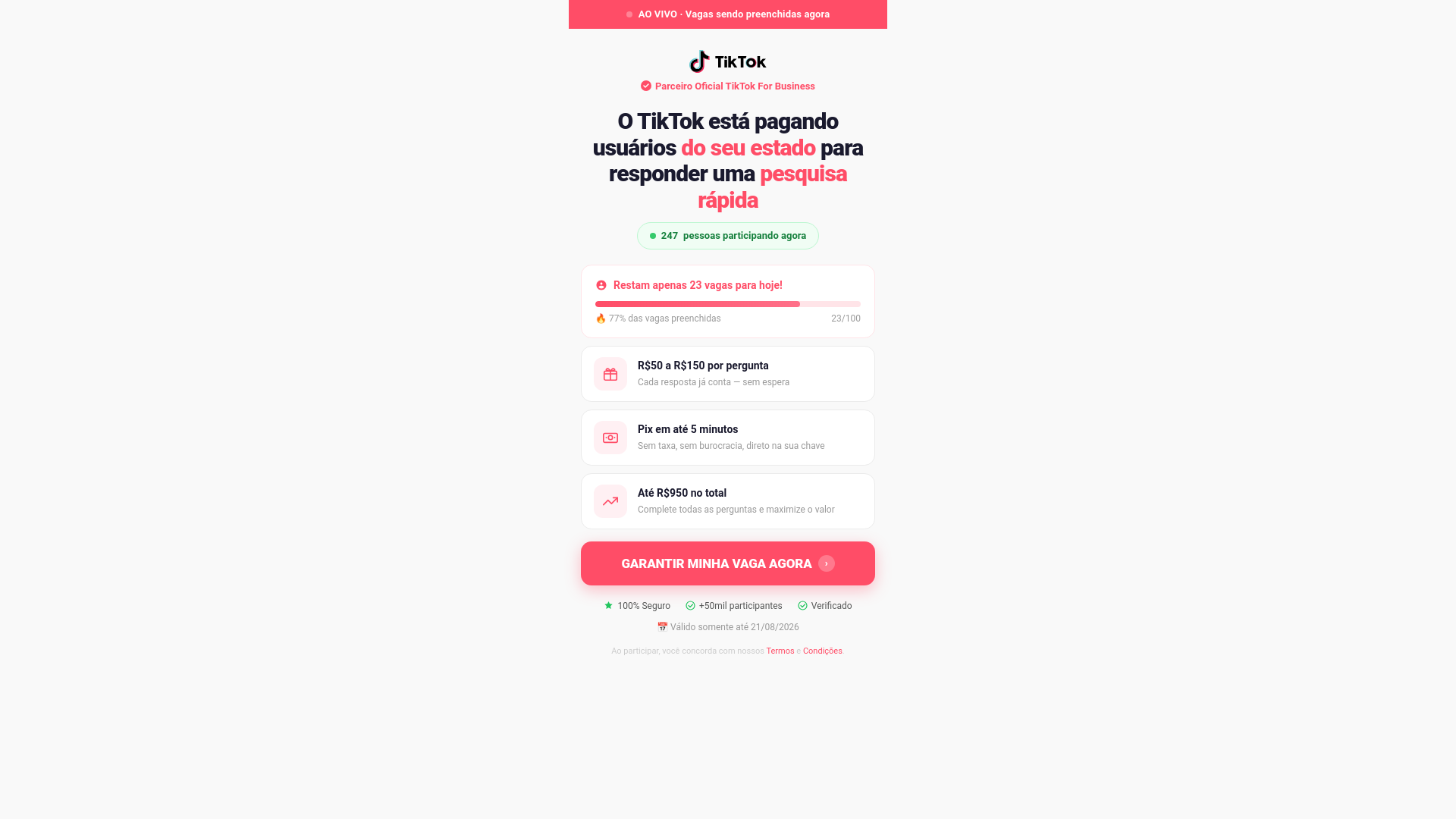 Screenshot of acessodhj.netlify.app
