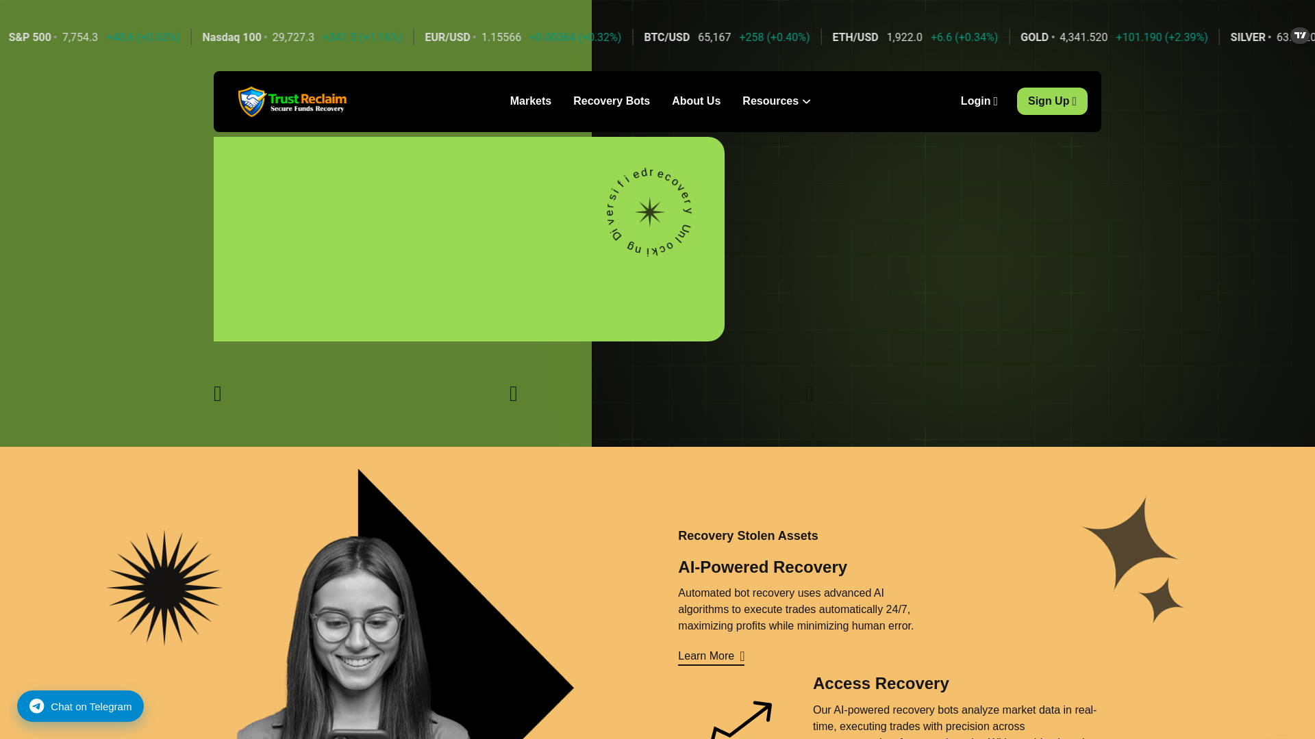 Screenshot of trustreclaimb.com