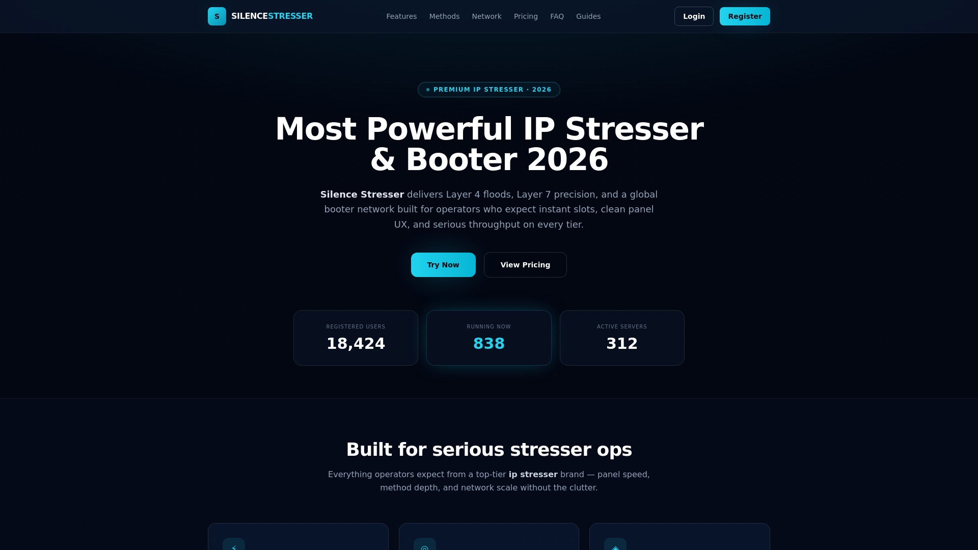 Screenshot of silencestresser.com