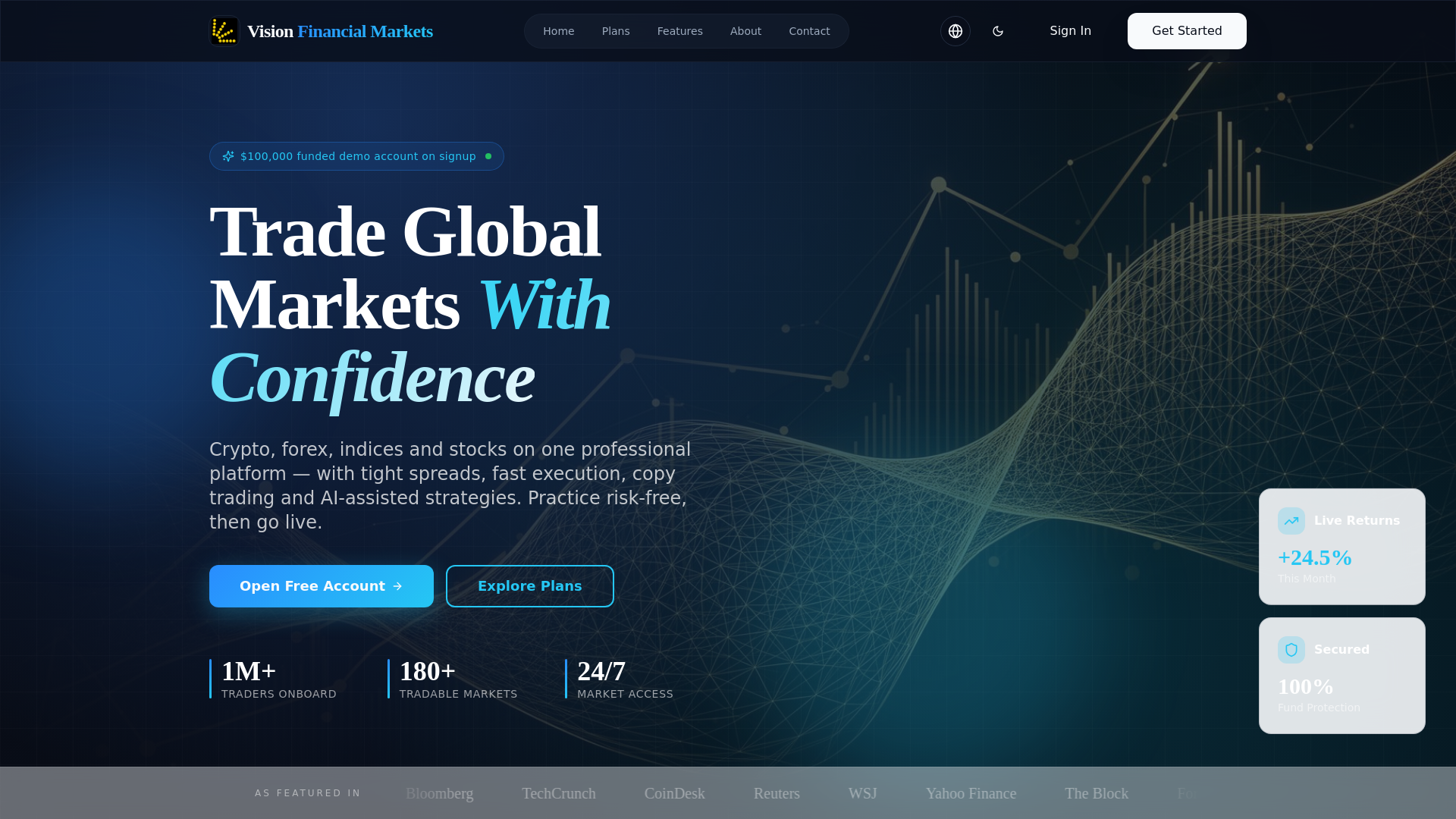 Screenshot of visionfinancialmarket.com