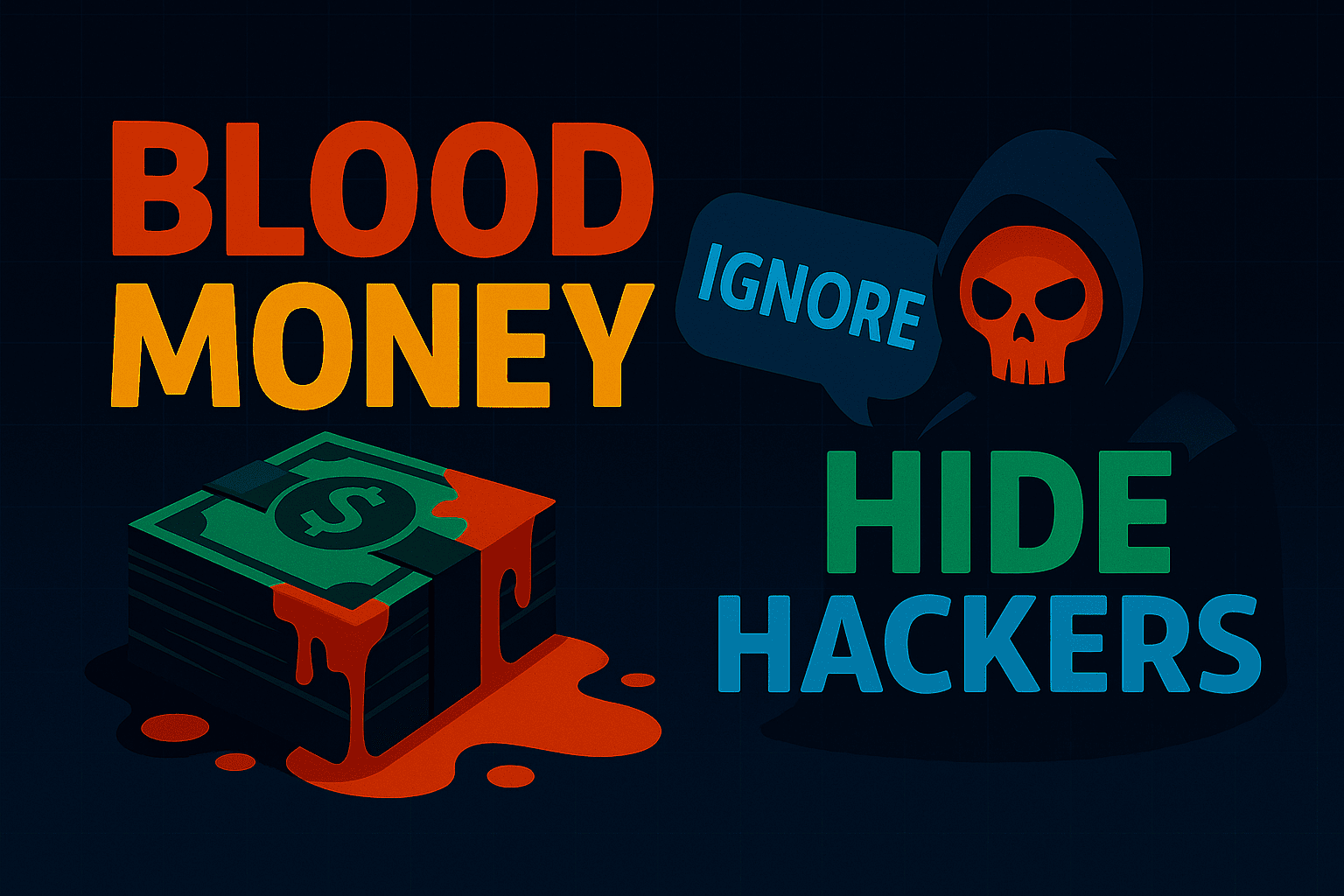 Scam infrastructure visual