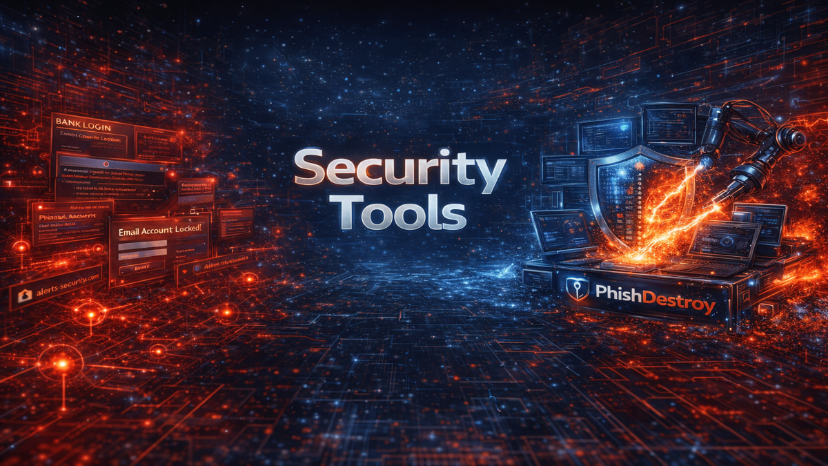 PhishDestroy Security Investigation Tools