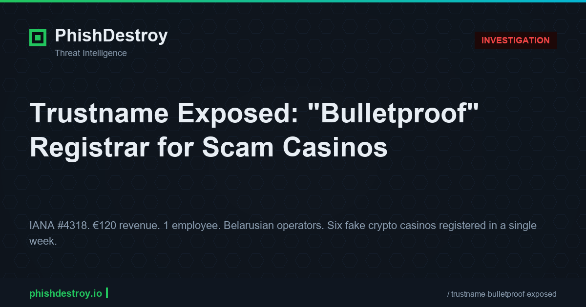 Trustname bulletproof exposé