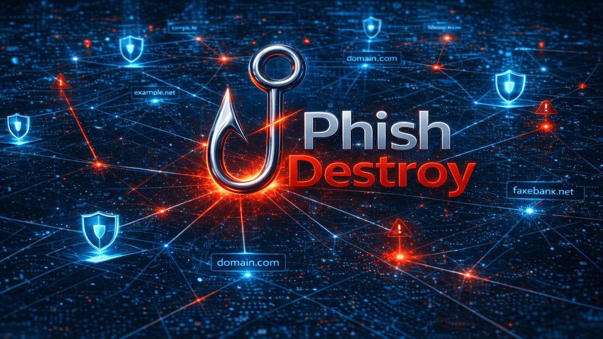 PhishDestroy domain threat database — phishing domain reports hub