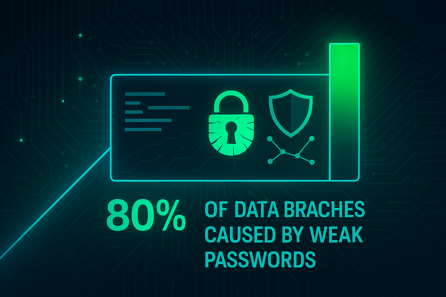 Statistic on password-related breaches