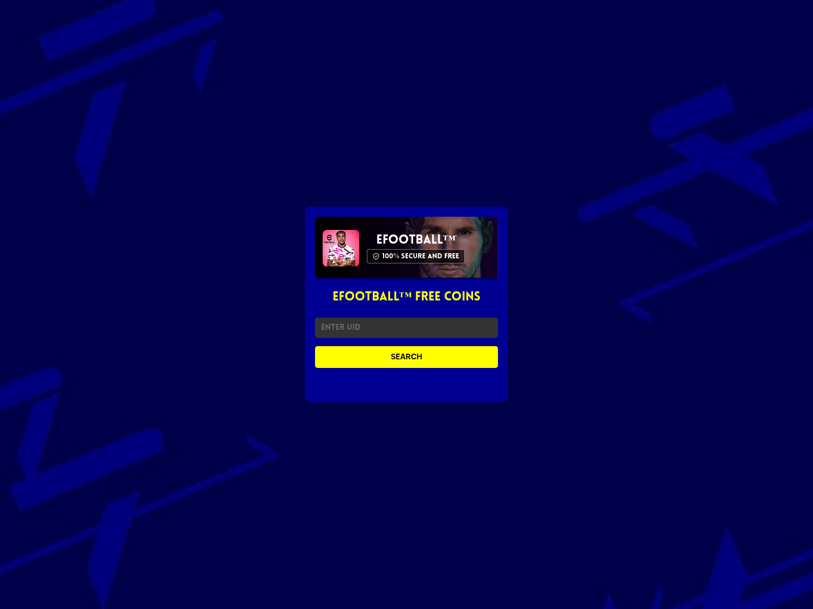 Tangkapan layar efootballcoin.com