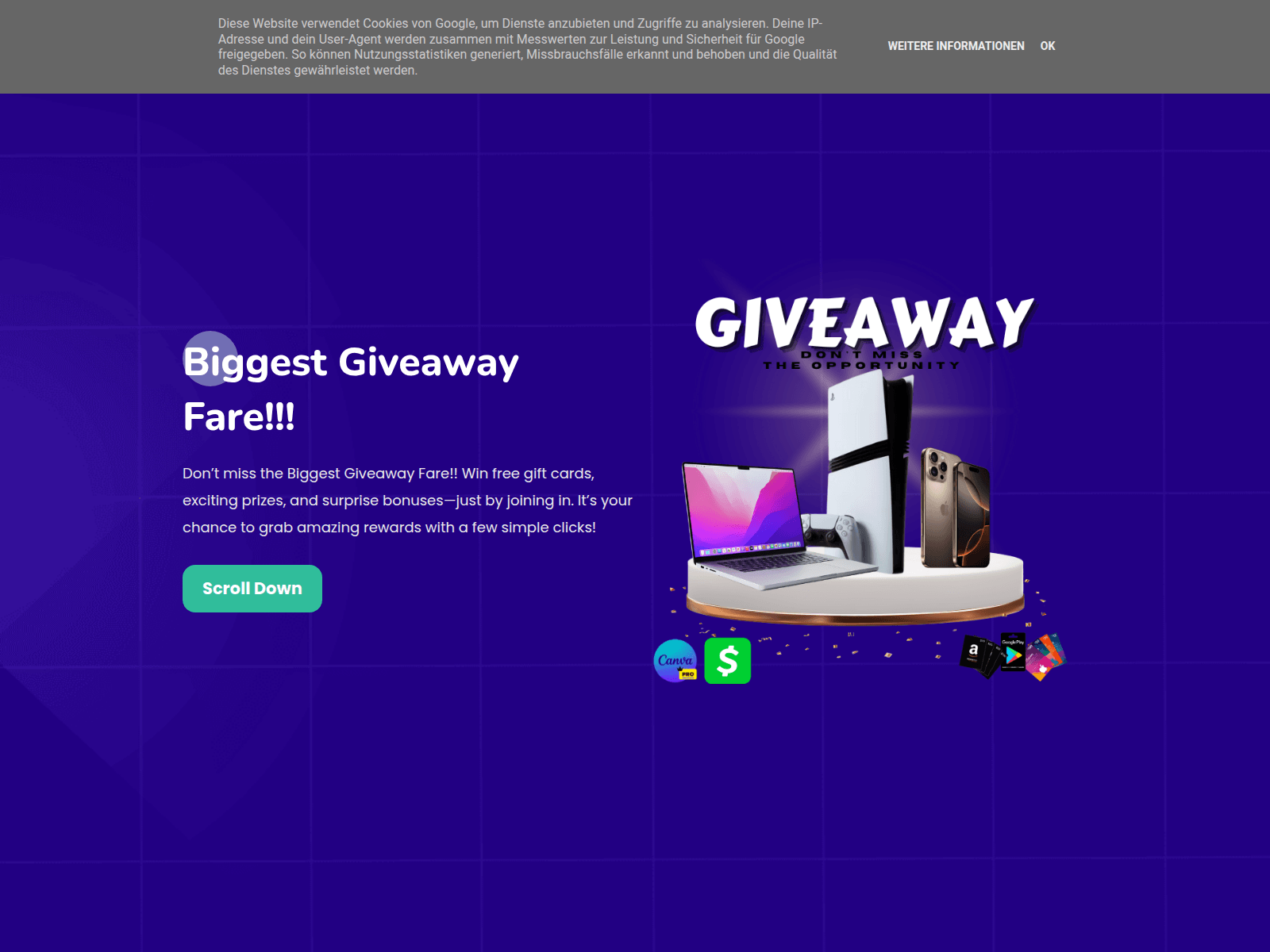 截图： giveawayplannet.blogspot.com