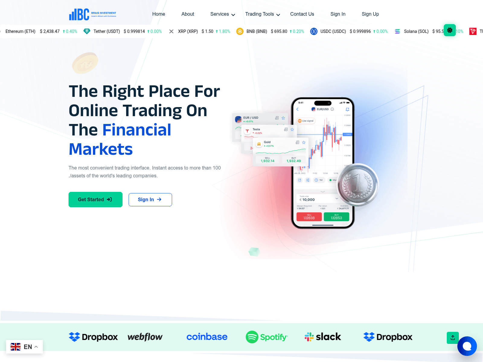 截图： braisinvestments.com