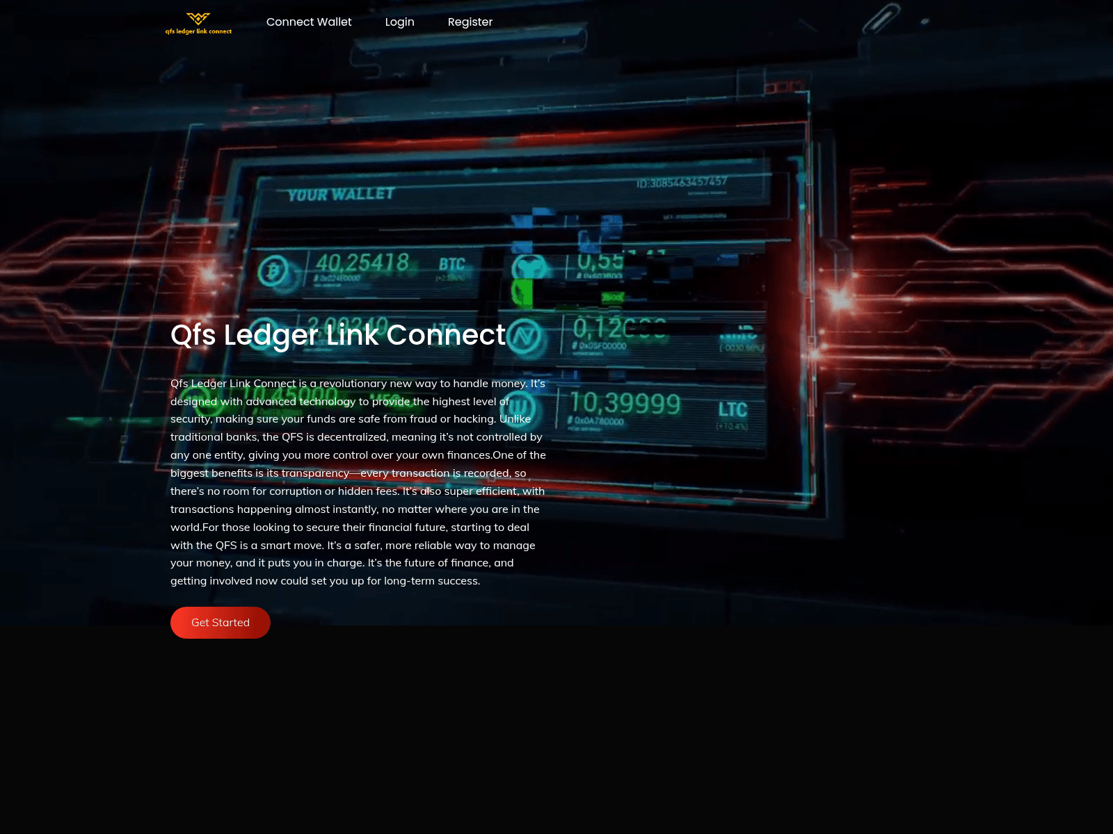 Captura de bitvaultchain.com