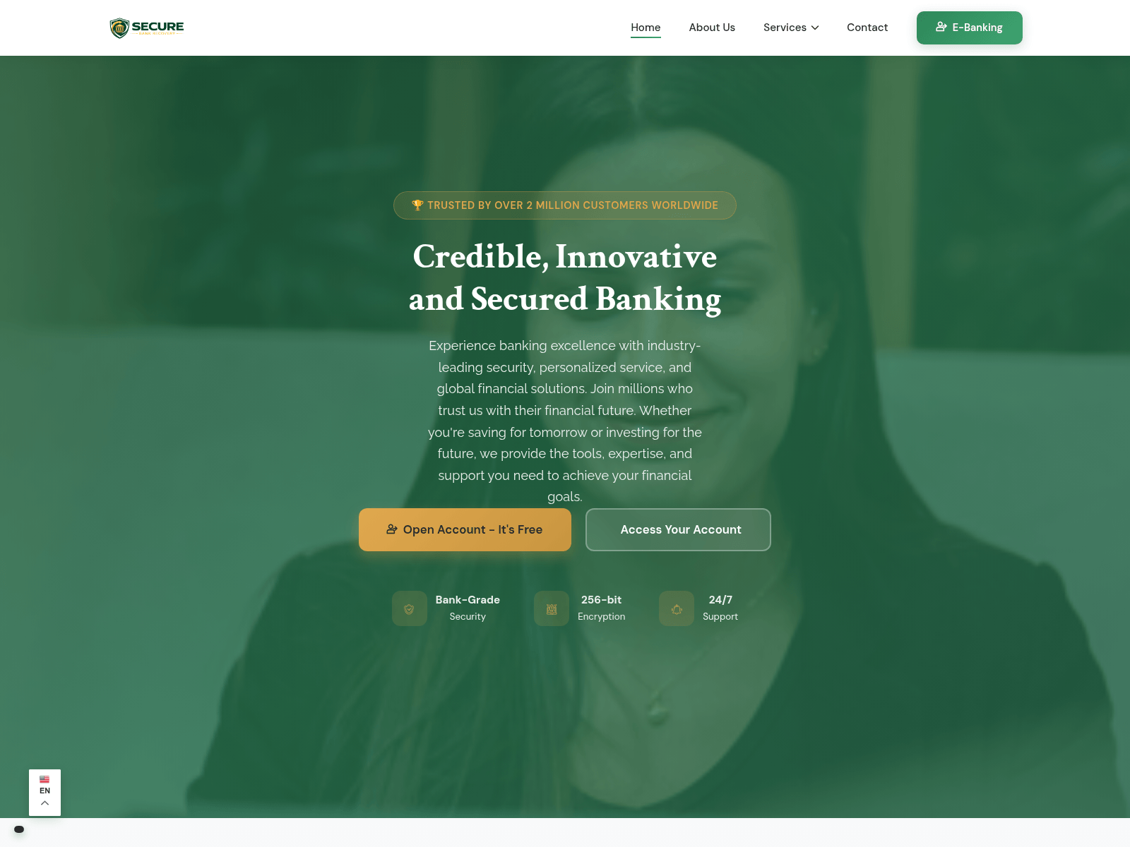 截图： securebankrecovery.com