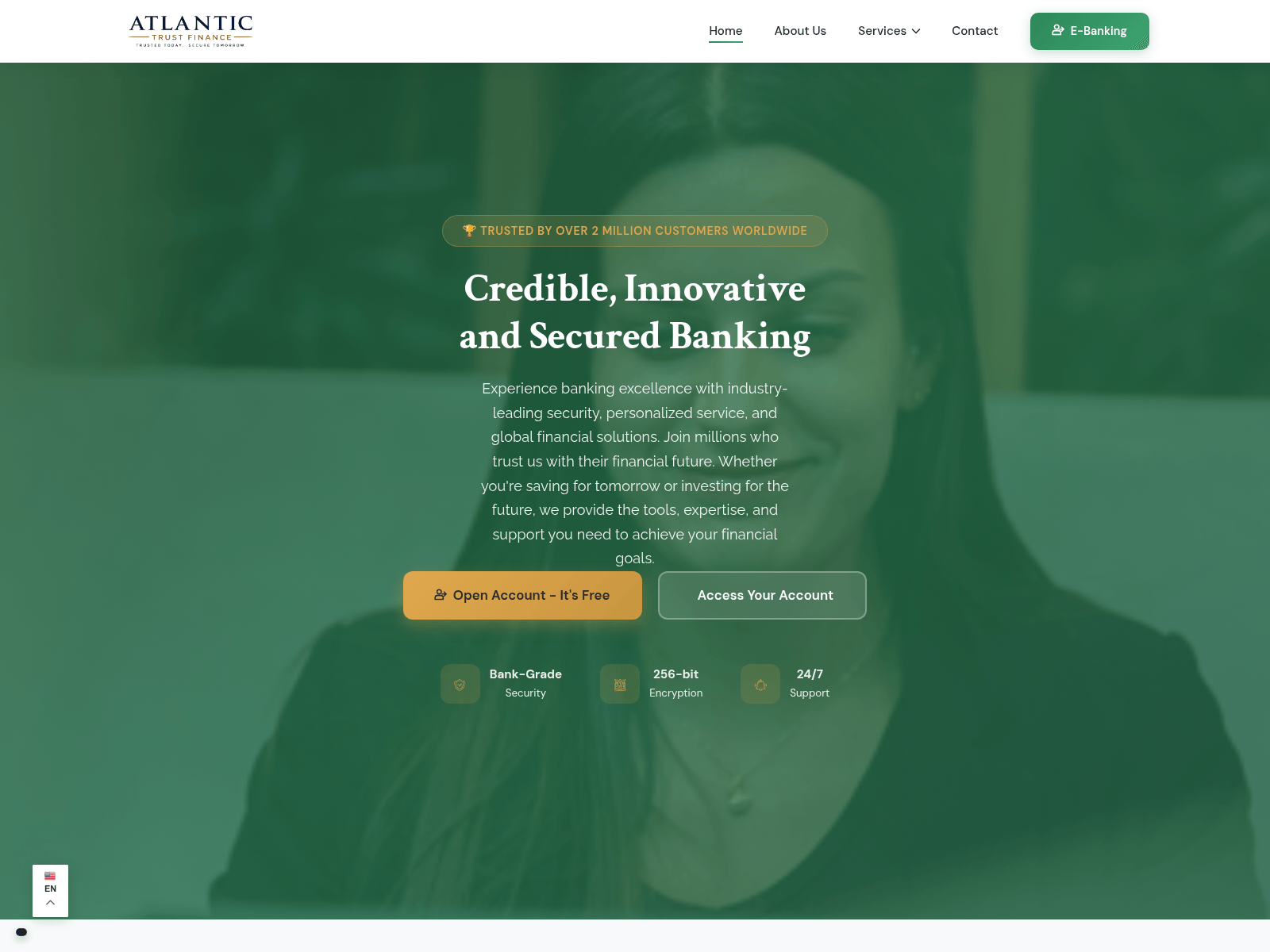 截图： atlantictrustfinance.com