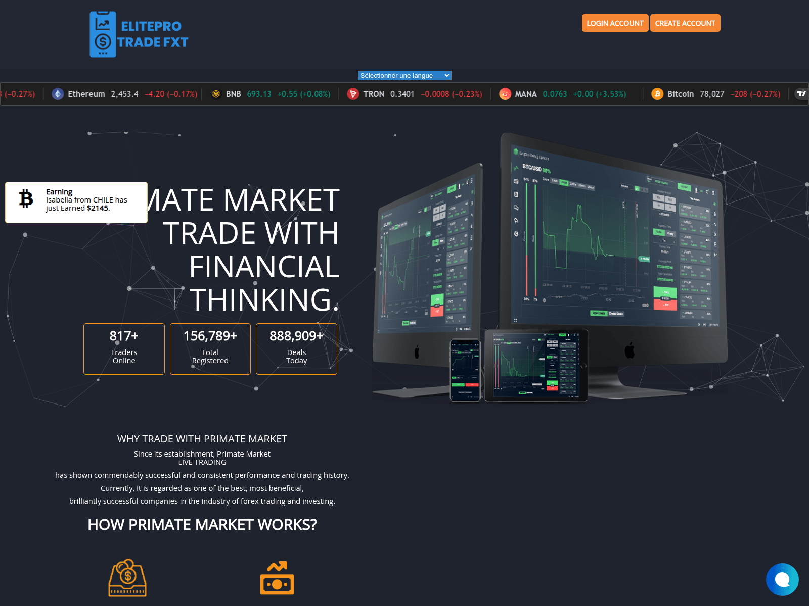 截图： primatemarket.com