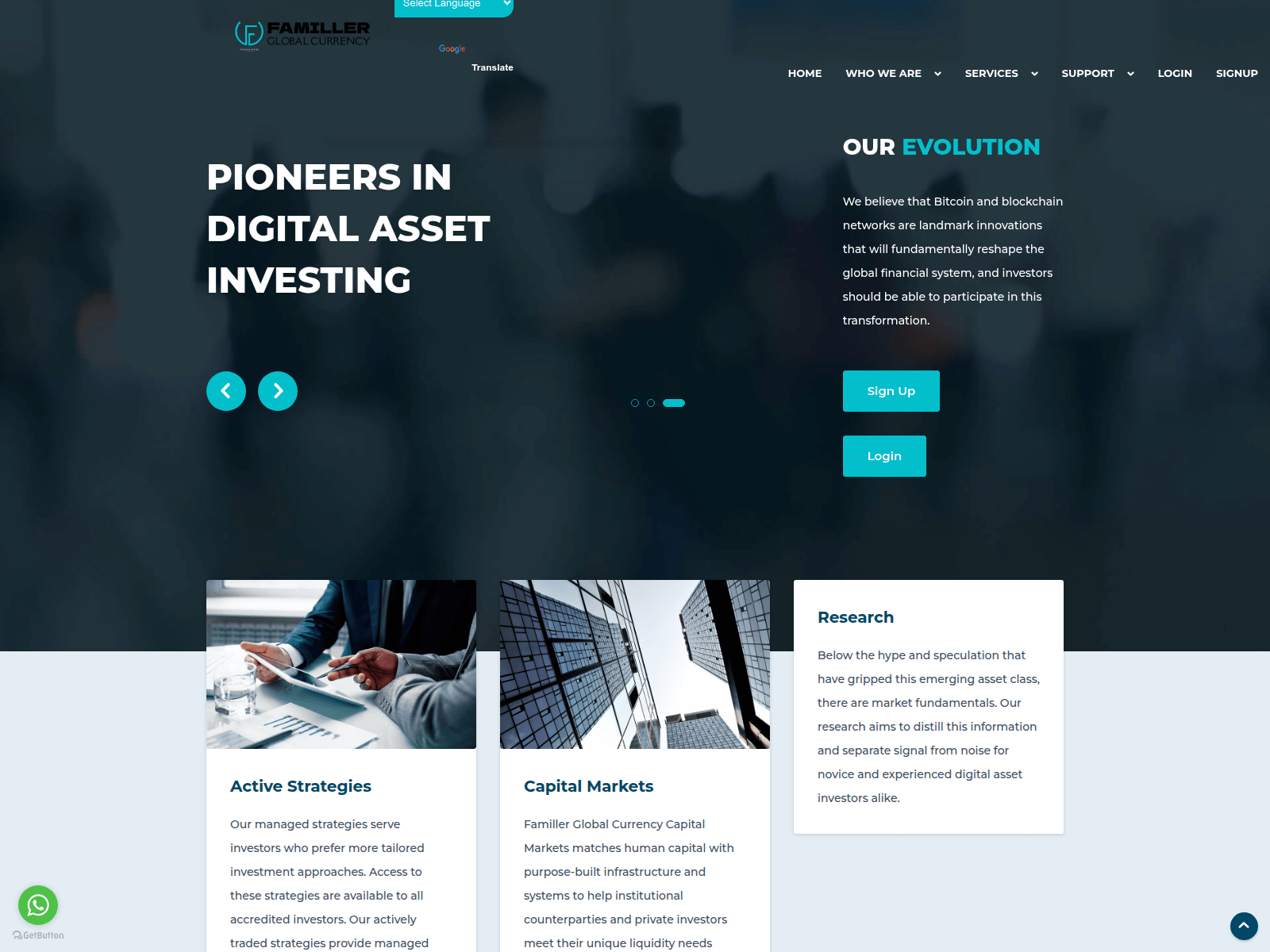 Ekran görüntüsü: familler-globalcurrency.ltd