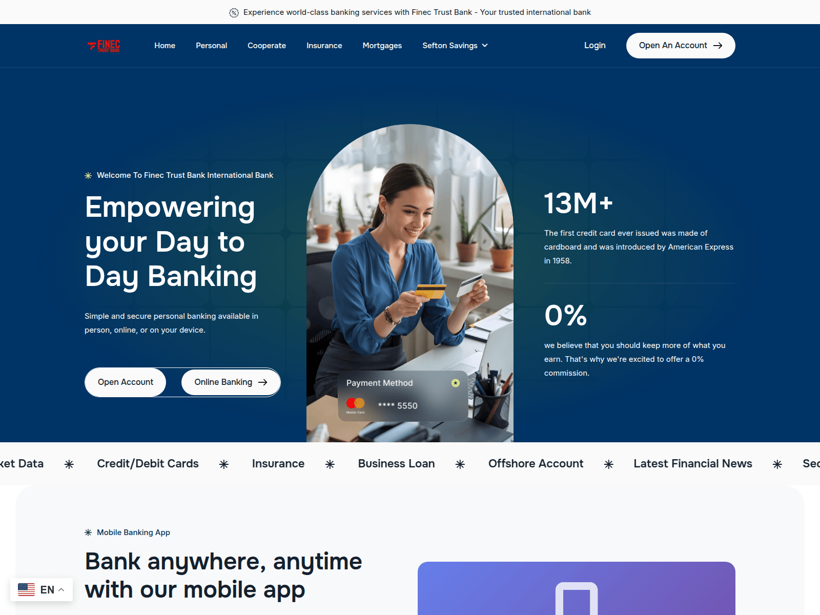 Ekran görüntüsü: finectrust.com