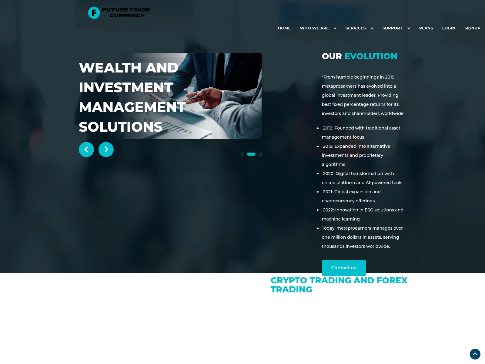 Ekran görüntüsü: future-tradecurrency.ltd