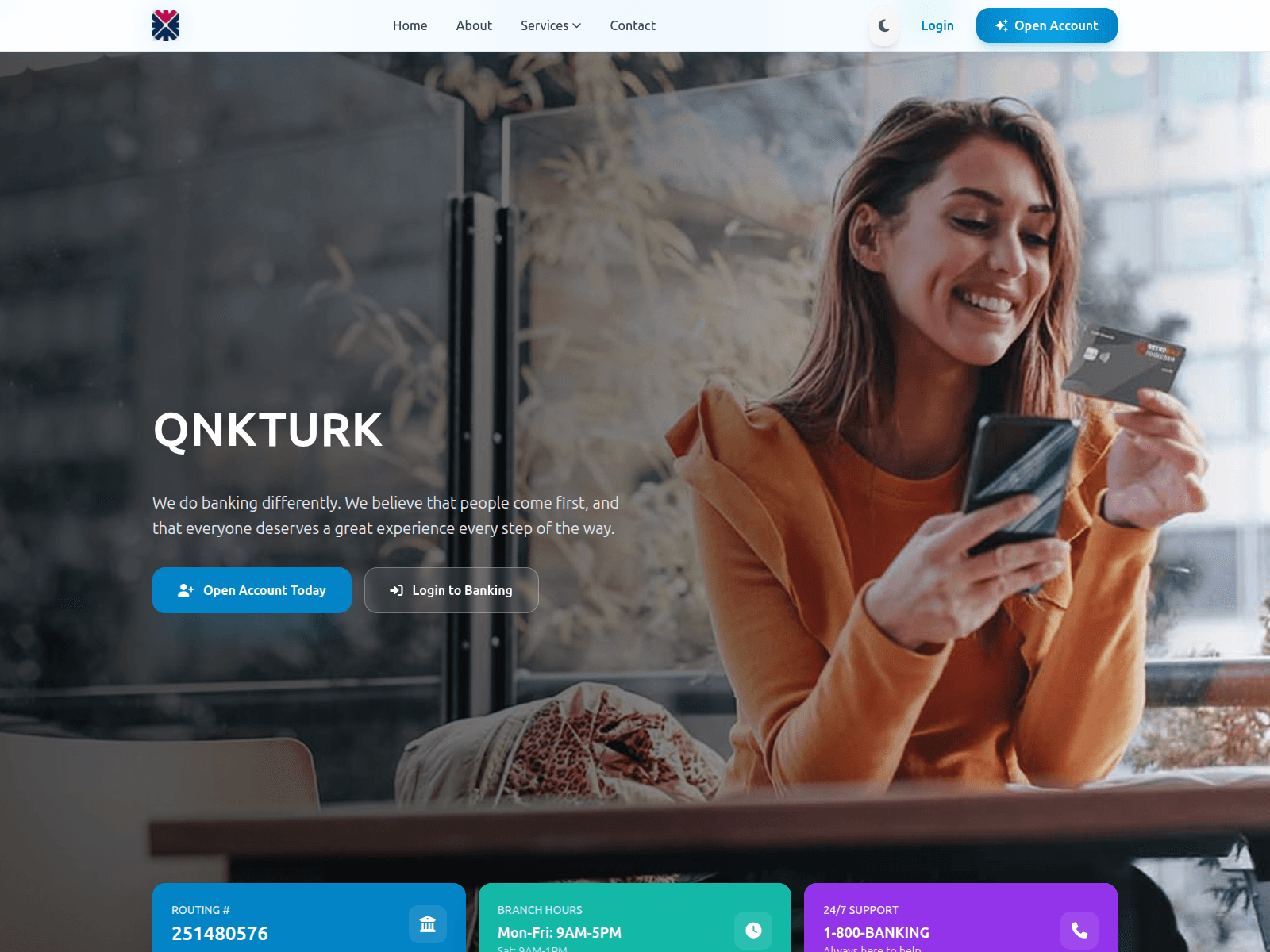 Ekran görüntüsü: qnbturk.com