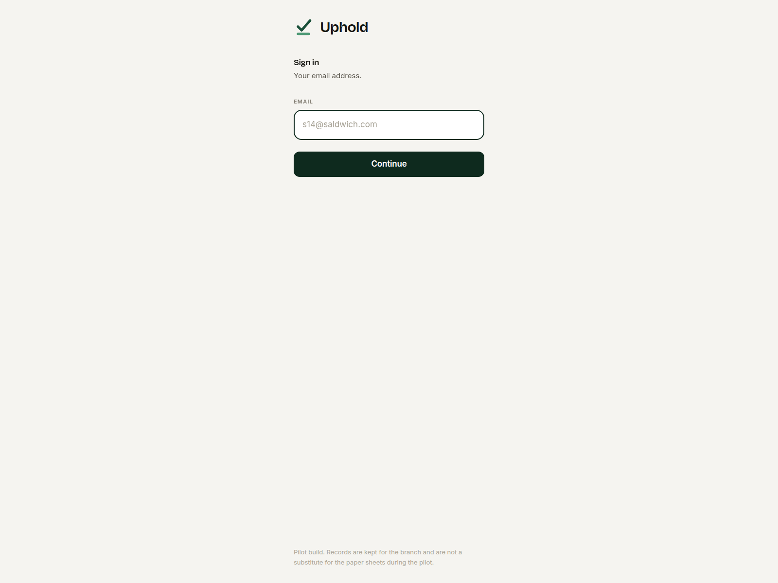 لقطة شاشة لـ uphold.sahl.team
