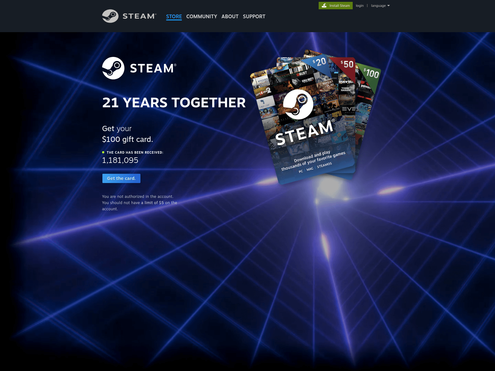 لقطة شاشة لـ steamcomrnuunity.com