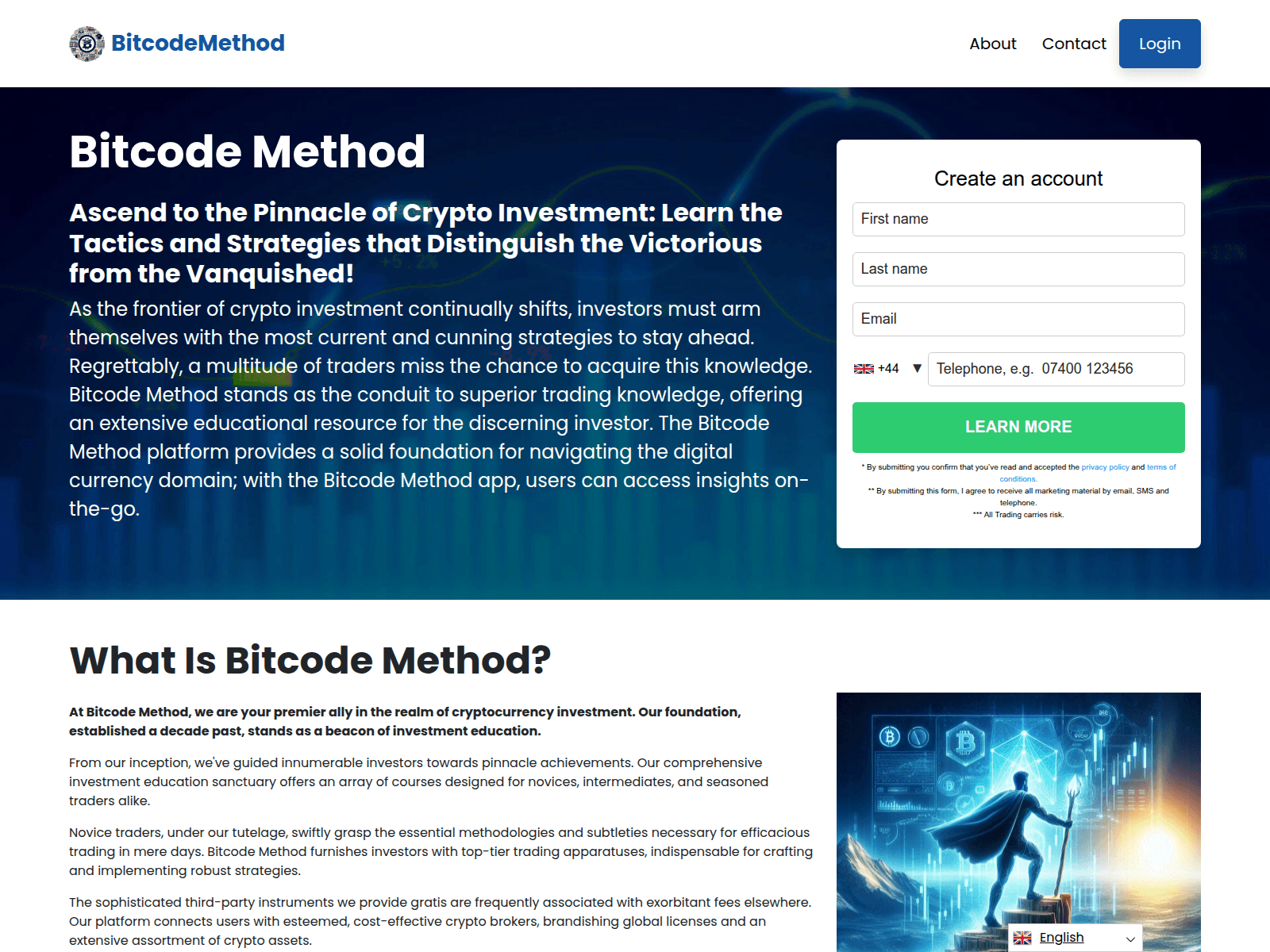 Screenshot von bit-codemethod.org