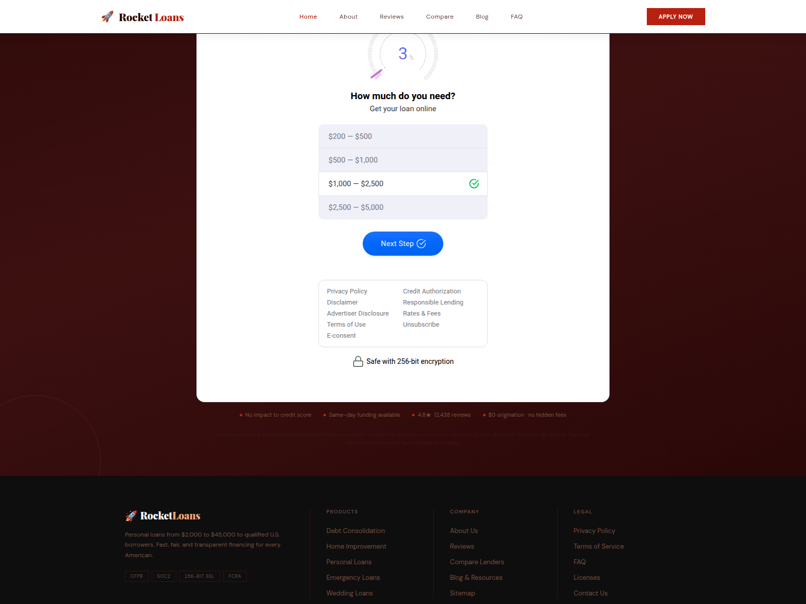 Schermata di dashboard.affirmpayovertime.com