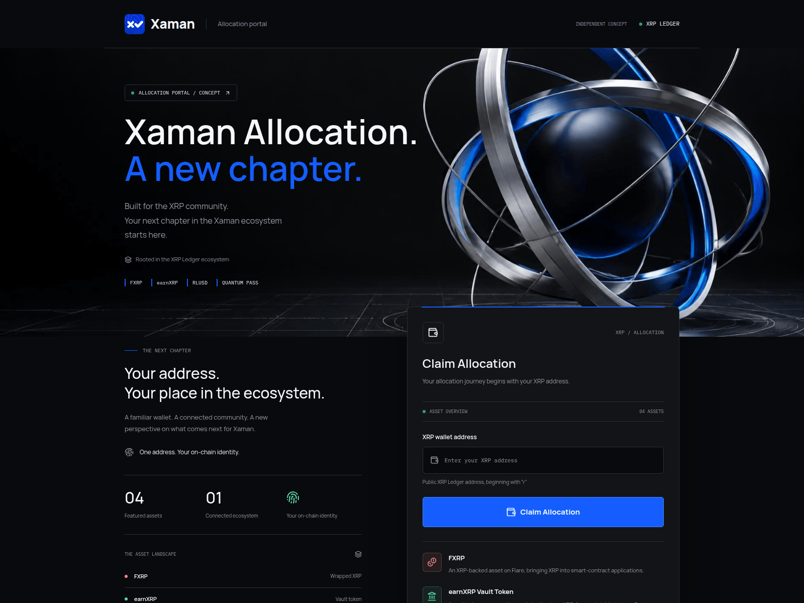 스크린샷: xamstack.info