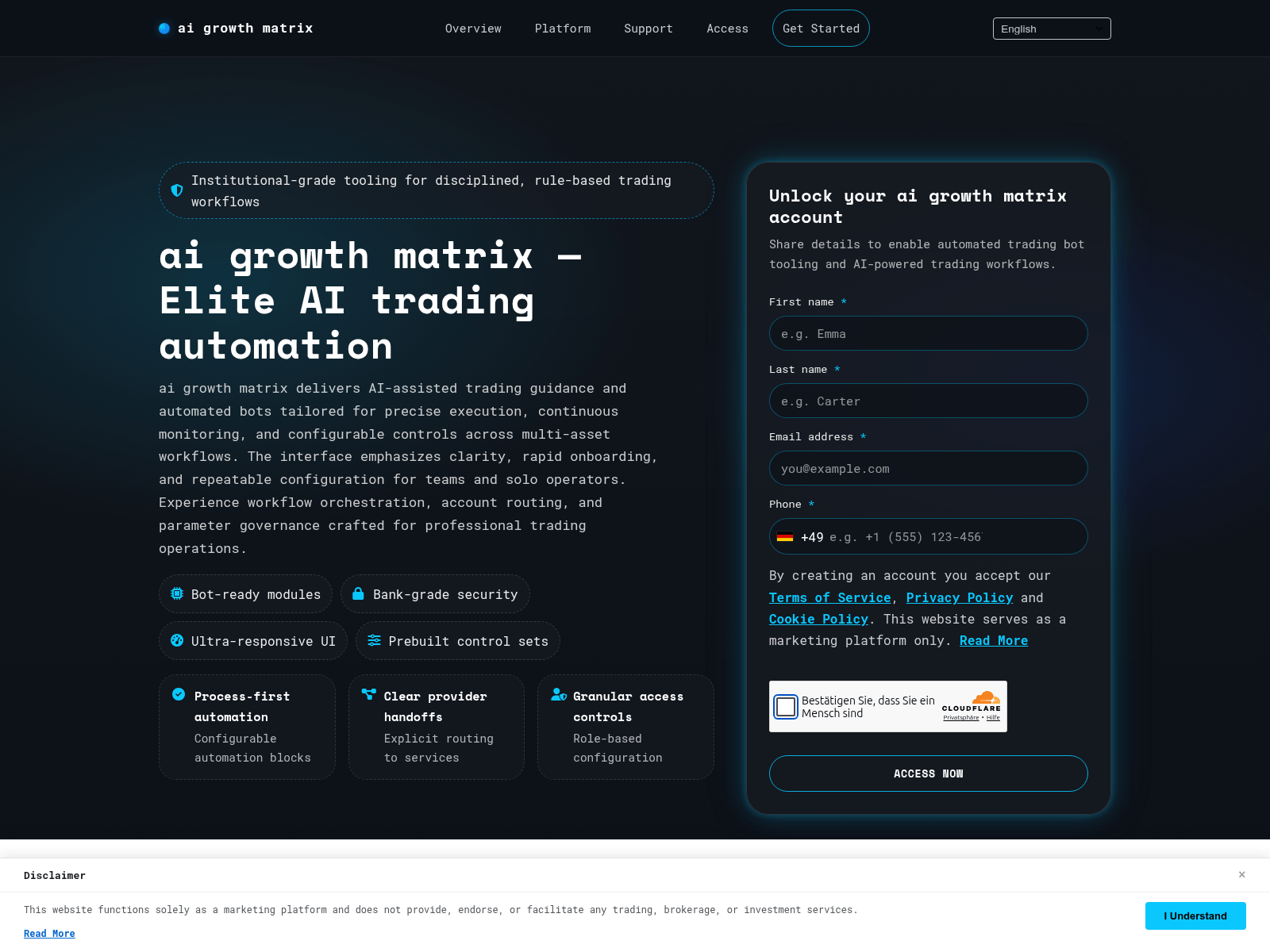 スクリーンショット： ai-growth-matrix-app.com