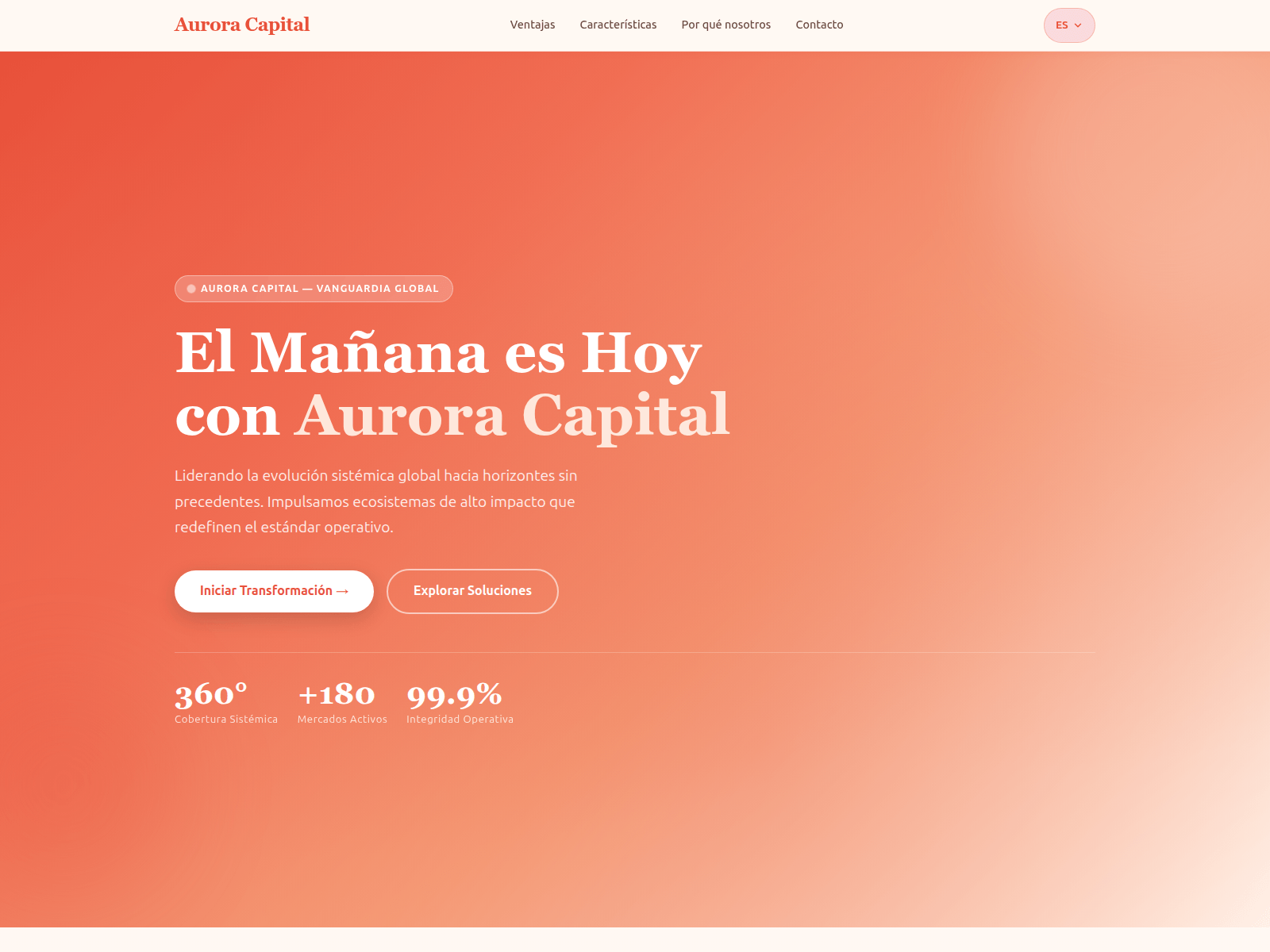 Screenshot of auroracapitaltrade.com