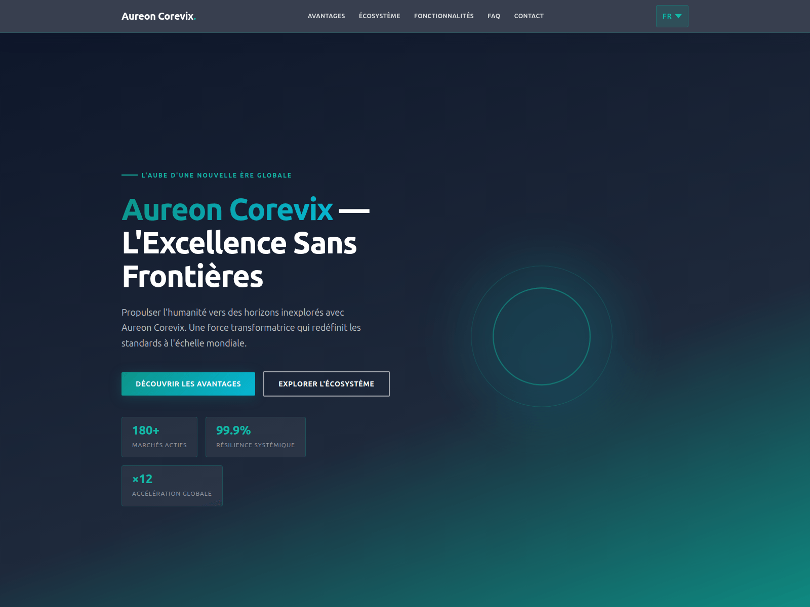 Screenshot of aureoncorevix.com