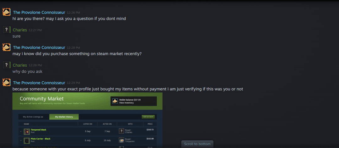 Fraud supposedly lol : r/Steam
