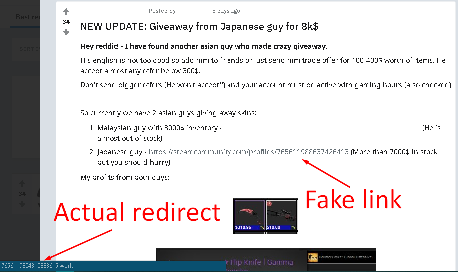 Сообщество Steam :: Руководство :: All scam methods explained!