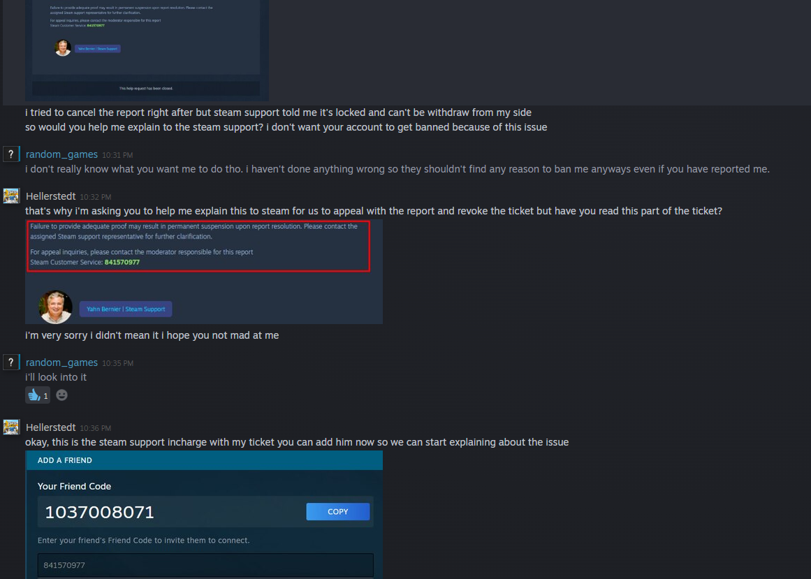 Is this a scam? i think so but i'm not 100% sure as they don't fit the  stereotypical fake account theme : r/Steam