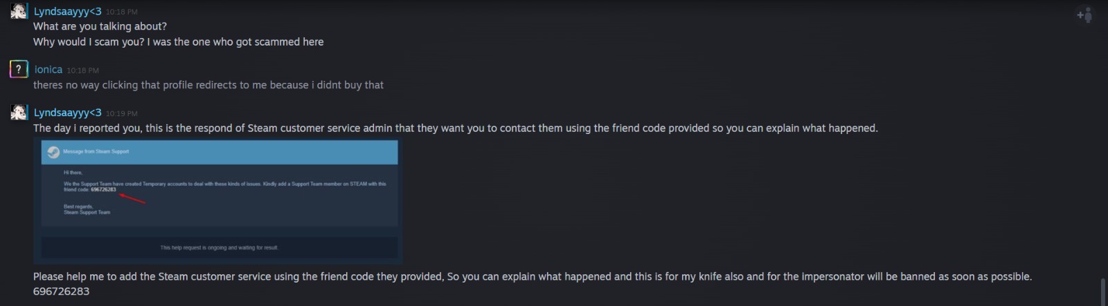 I actually took this seriously at first, then realized its just a scam :  r/Steam