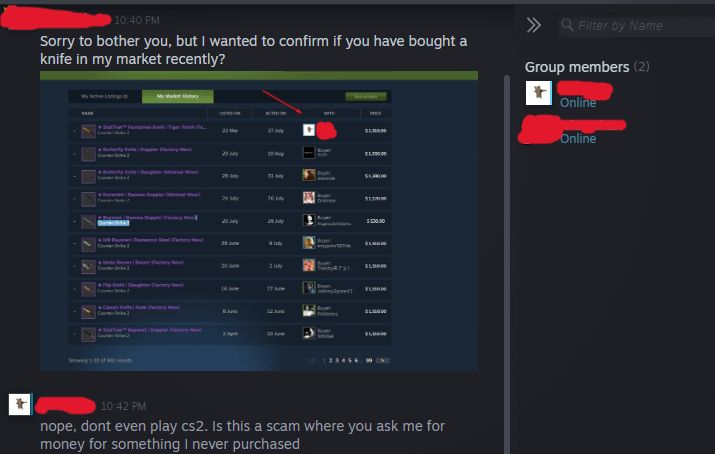 Is this a scam? : r/Steam