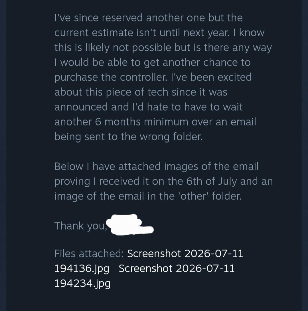 Steam support coming through as always : r/Steam