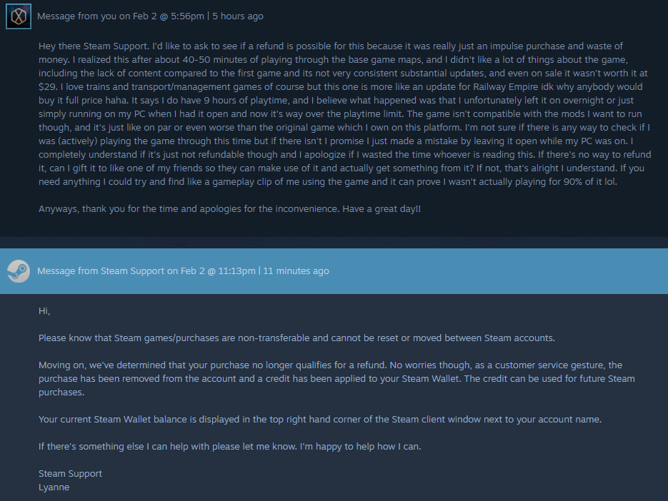 Steam Support is simply outstanding : r/Steam